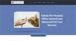 Desktop Screenshot of kahalapet.com
